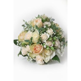 Pasztell elegancia menyasszonyi csokor