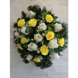 Koszorú örökvirágokból